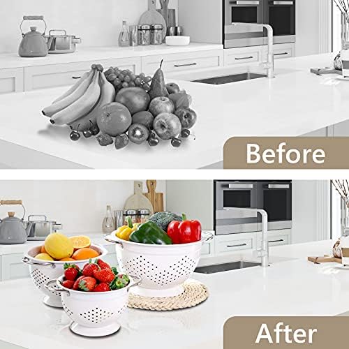 Secure Colander Set for Kitchen by Hillbond