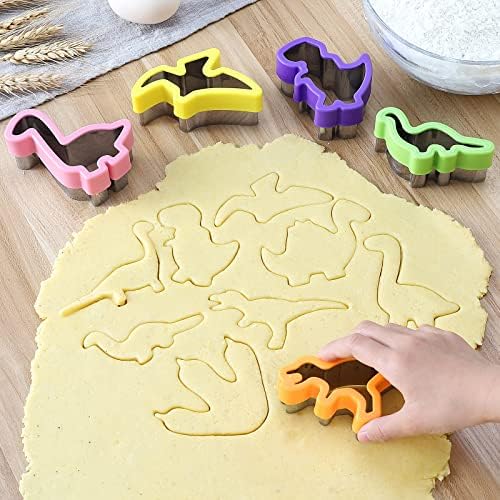 Dinosaur-Themed 8-Piece Cookie Cutter Set