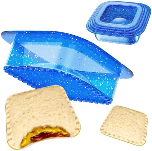 HIYZ GLITTER SANDWICH CUTTERS 5 PIECES