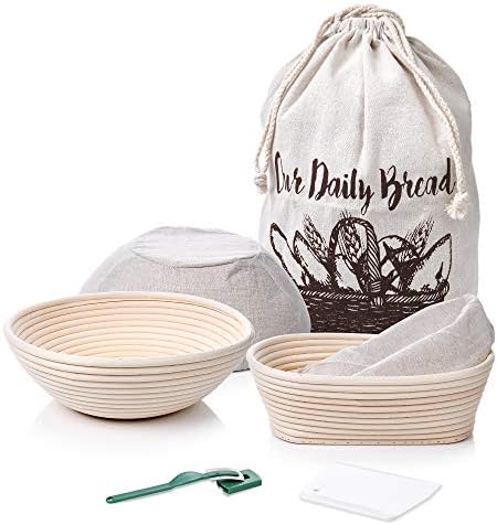 Sustainable Sourdough Banneton Set