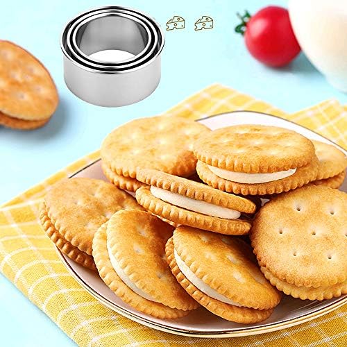 Sturdy Stainless Steel Cookie Cutters 3PC Set