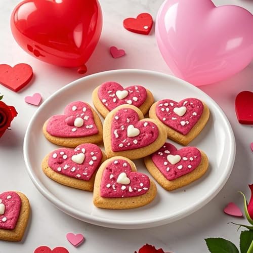 UOUYOO Heart Cookie Cutter Set
