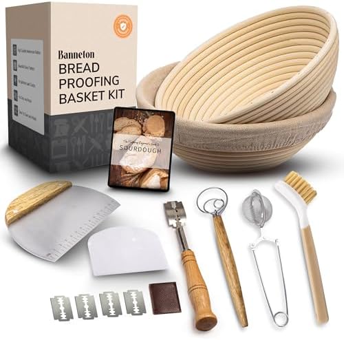 Sourdough Proofing Basket Set - Perfect for Baking