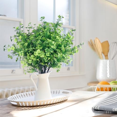 St Patricks Day Artificial Clover PlantsBundle of 12