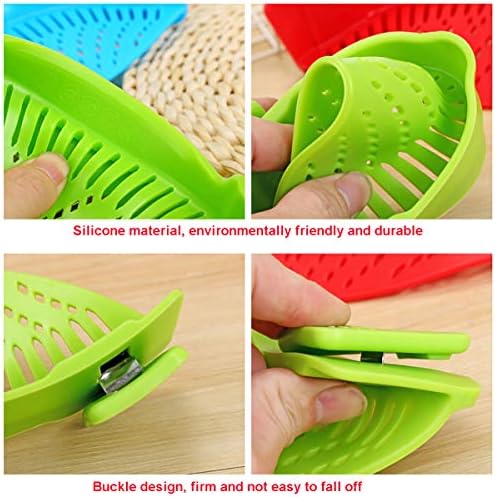 Compact Silicone Colander for Pots Pans