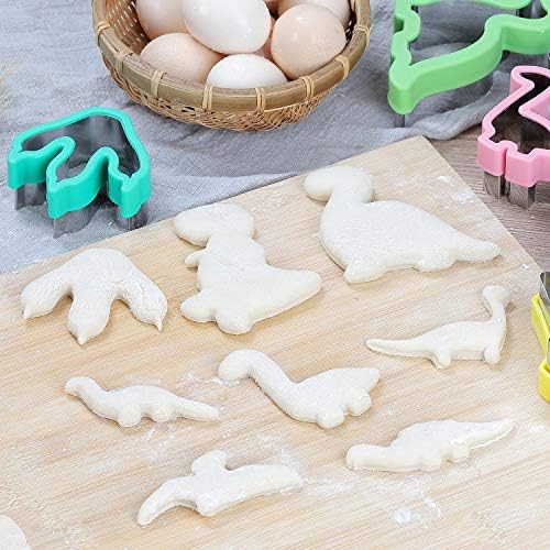Dinosaur-Themed Cookie Cutters Set for Kids