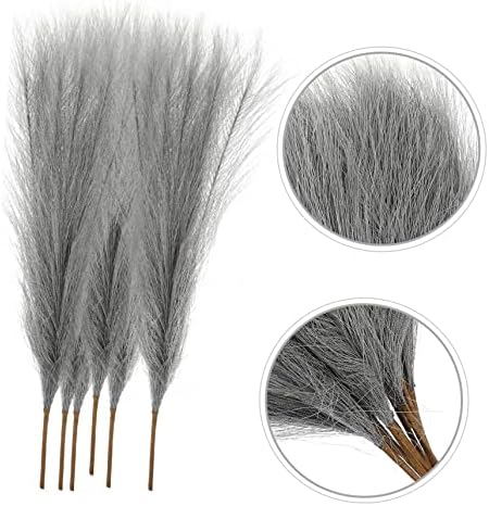 Amosfun Artificial Fake Pampas Grass Plants 10 Pieces