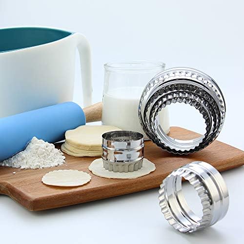 Fluted Cookie Cutters Set of 6