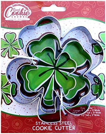 Clover Cookie Cutter Set St Patricks Day Fun