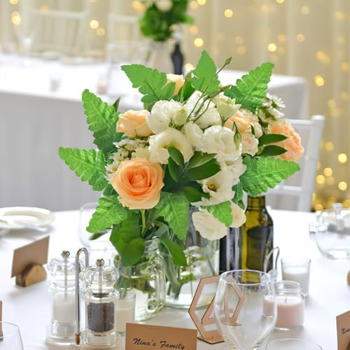 48PCS Fake Fern Leaves Set for Home Decor