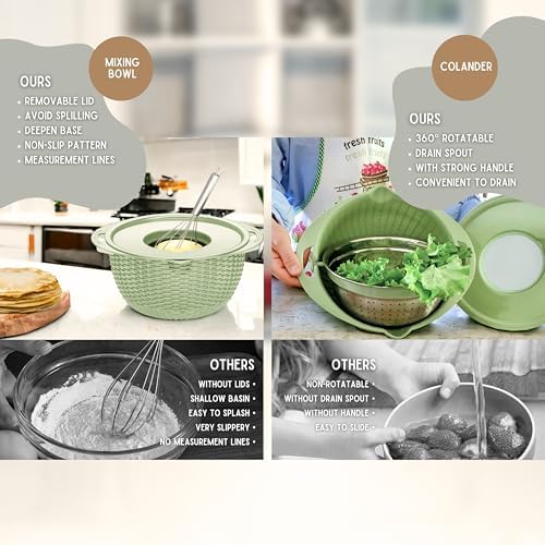 4-in-1 Kitchen Colander Set