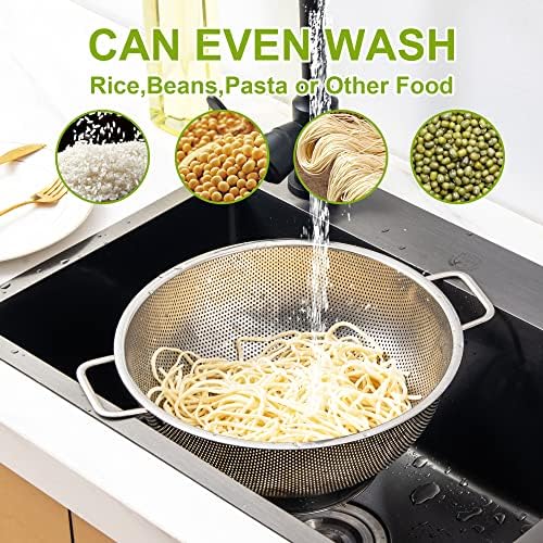 Chic and Functional 3-Quart Stainless Steel Colander