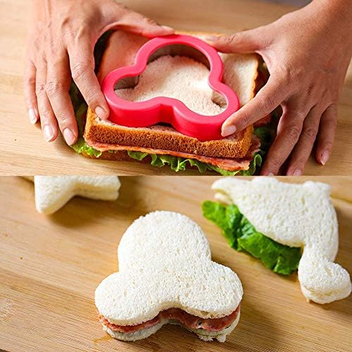 Tiblue Sandwich Cutters Set 24 for Kids Holiday Use