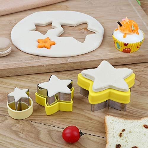 Star Cookie Cutters 3-Piece Set for Baking