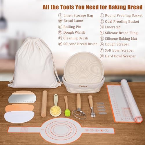Bountiful Baking Solution Panny Banneton Basket Kit