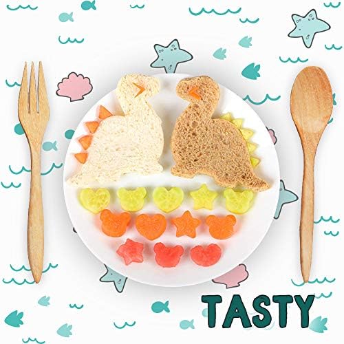 Tiblue Sandwich Cutters Set 24 for Kids Holiday Use