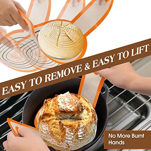 Banneton Bread Proofing Basket Set Handmade Sourdough Baking Supplies