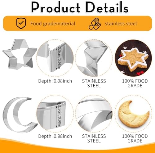 STARRY MOON COOKIE CUTTERS SET