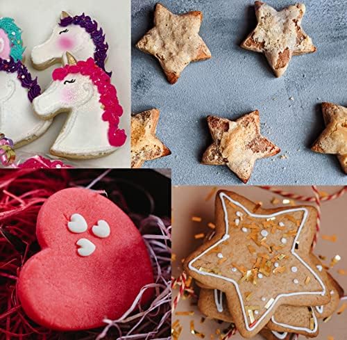 Baking Skills Test Kit - Baking Easy Batches with 4-Piece Cookie Cutters