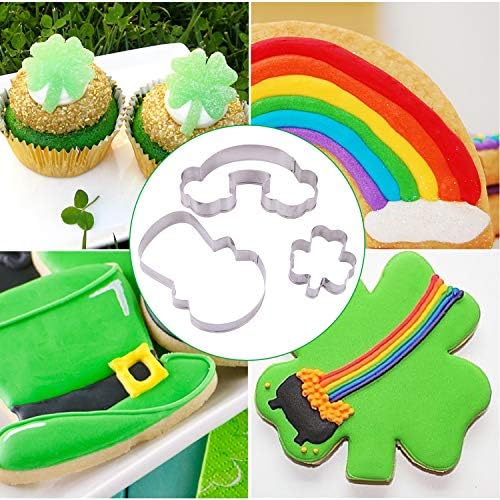 16-Piece St Patricks Day Cookie Cutter Set Baking Crafts Made Easy