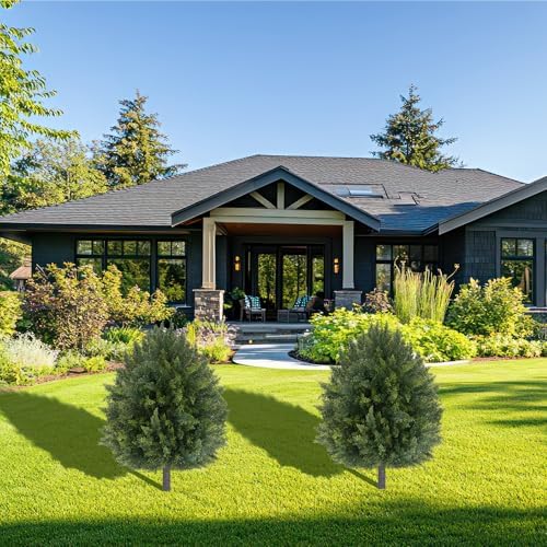 Vechor 2-Piece UV-Resistant Artificial Cypress Topiaries