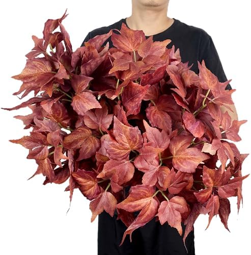3-Piece Autumn Ivy Bushes Realistic Fall Decor