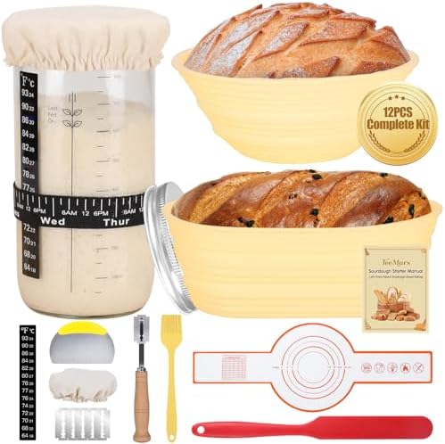 Sourdough Starter Kit for Baking Enthusiasts Complete Home Baking Supplies