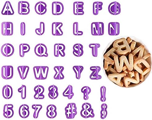 BlingKingdom 40pcs Alphabet Cookie Cutters Set