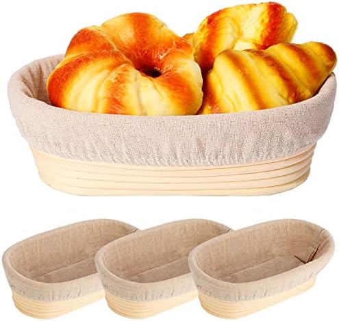 oval shape proofing baskets for home baking