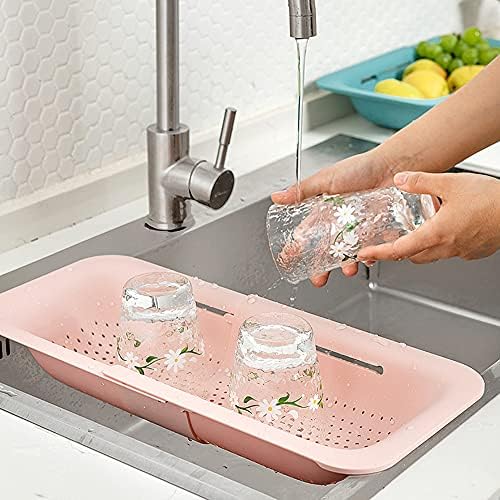 Compact Efficient Kitchen Essential Collapsible Sink Strainer for Fruit Vegetables More