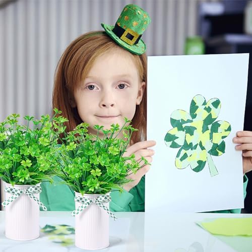St Patricks Day 2-Piece Clover Centerpiece