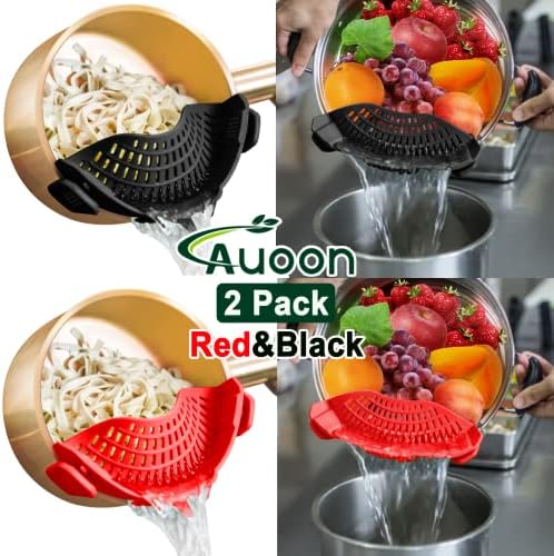 AUOON Clip on Strainer Perfect for Cooks
