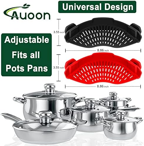 AUOON Clip on Strainer Perfect for Cooks