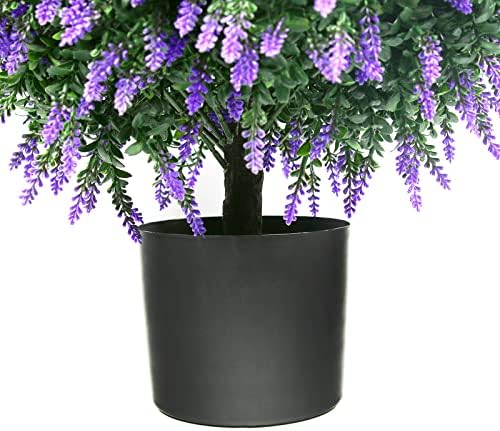 Beautiful Artificial Lavender Topiary for Home Decor