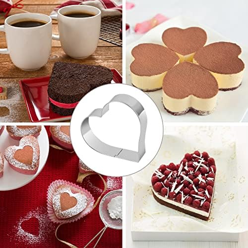 SOSOHOME Heart Cookie Cutter Set 6-Piece