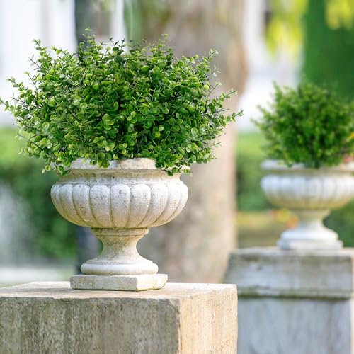Sggvecsy artificial Boxwood and Eucalyptus for DOORS WINDOW and FANCE