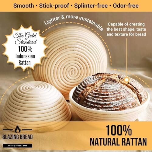 Sourdough Proofing Basket Set - Perfect for Baking