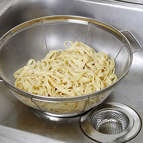 US Kitchen Supply 3-Piece stainless steel colander set