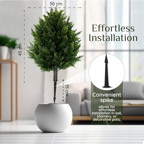 Elegant 165 Artificial Cypress Topiary for Unique Style