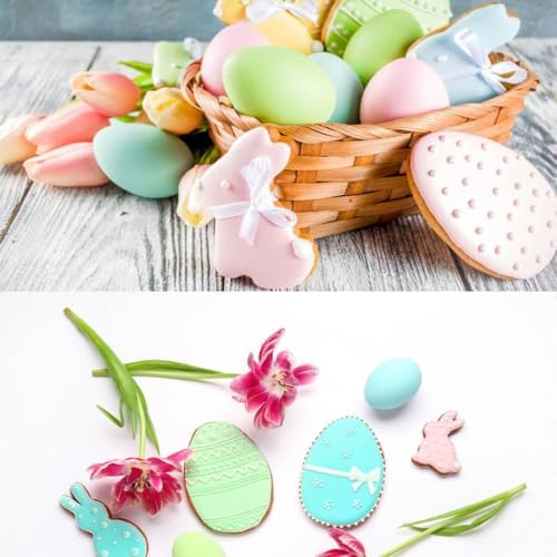 Easter Cookie Cutters Set - 5pc Safe Fun for Kids Adults
