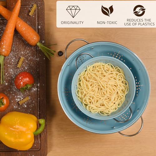 Double Size Metal Colander Set by BeFare