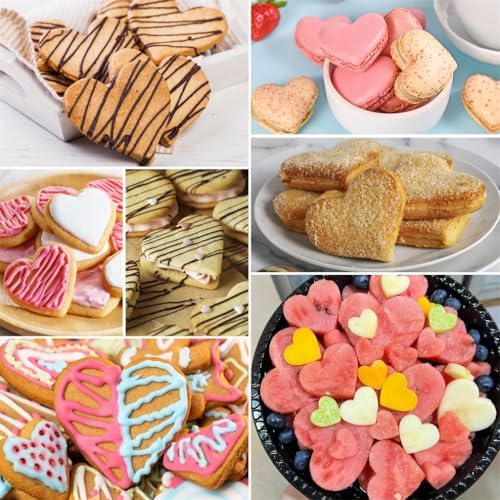 BYkooc Heart Cookie Cutter Set 12-Piece