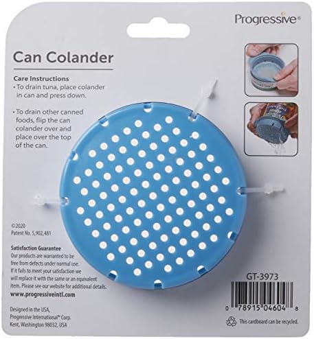 Progressive Can Colander 3mm Holes for Easy Drainage