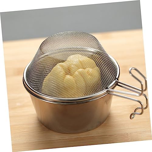 Effortlessly Strain Caught Fish with This Folding Colander Sieve Set of 2