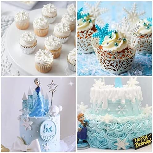 Snowflake Cookie Cutter Set - 6PCS Christmas Cake Decor