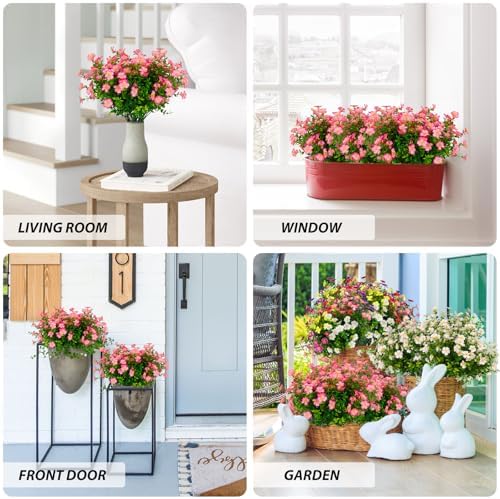 Artificial Silk Flowers Fake Outdoor Decor