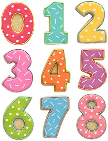 Ann Clark Number Cookie Cutters 9-Piece Set