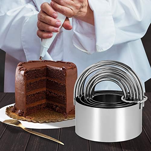 Round Biscuit Cutter Set - Stainless Steel Party Favor with Handle