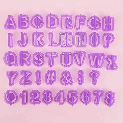 BlingKingdom 40pcs Alphabet Cookie Cutters Set