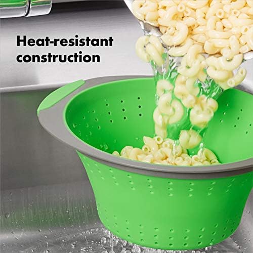 OXO Good Grips 2 Quart Silicone Strainer Durable Compact